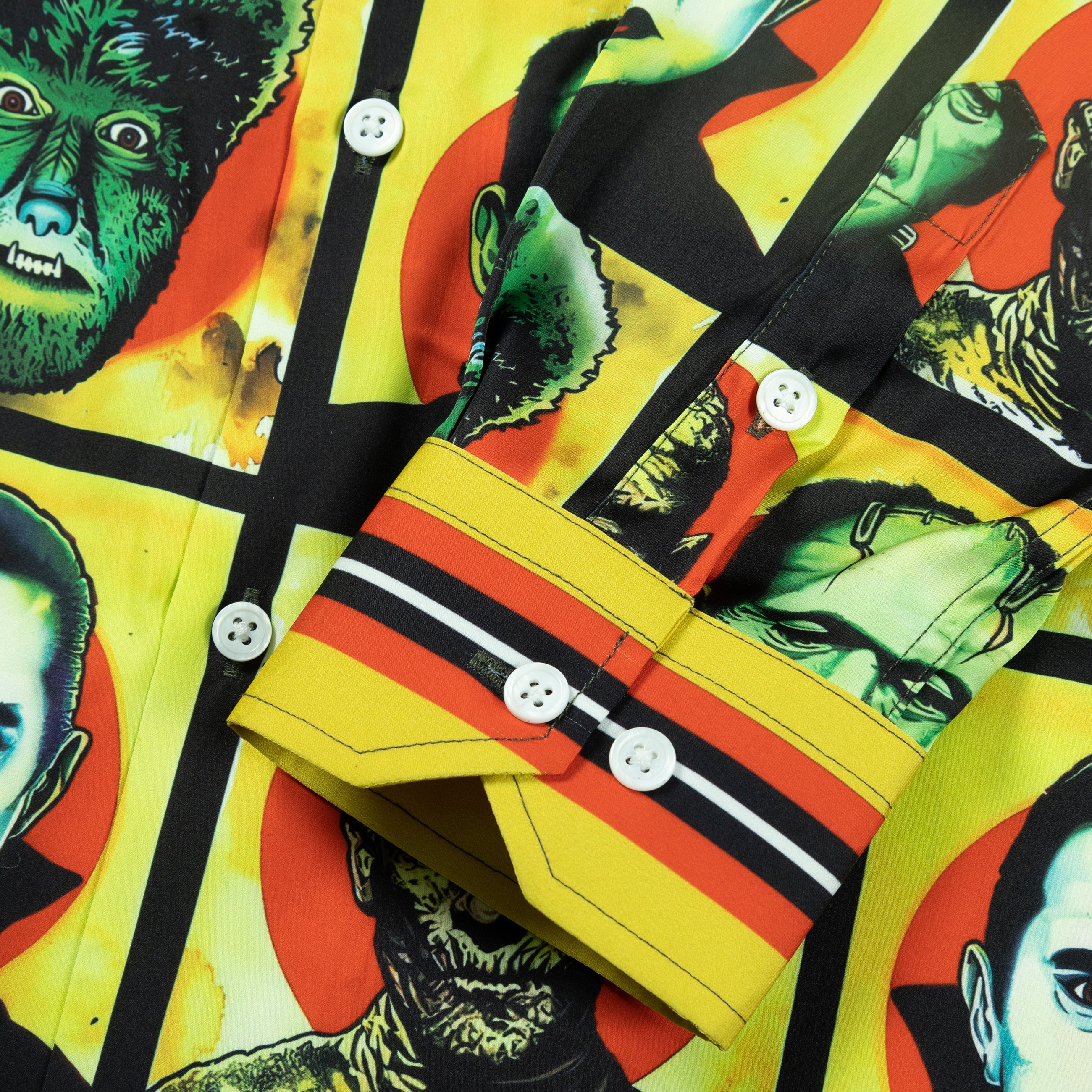 Halloween Frankenstein Dracula Vampire Long Sleeve Shirt Jonvidesign