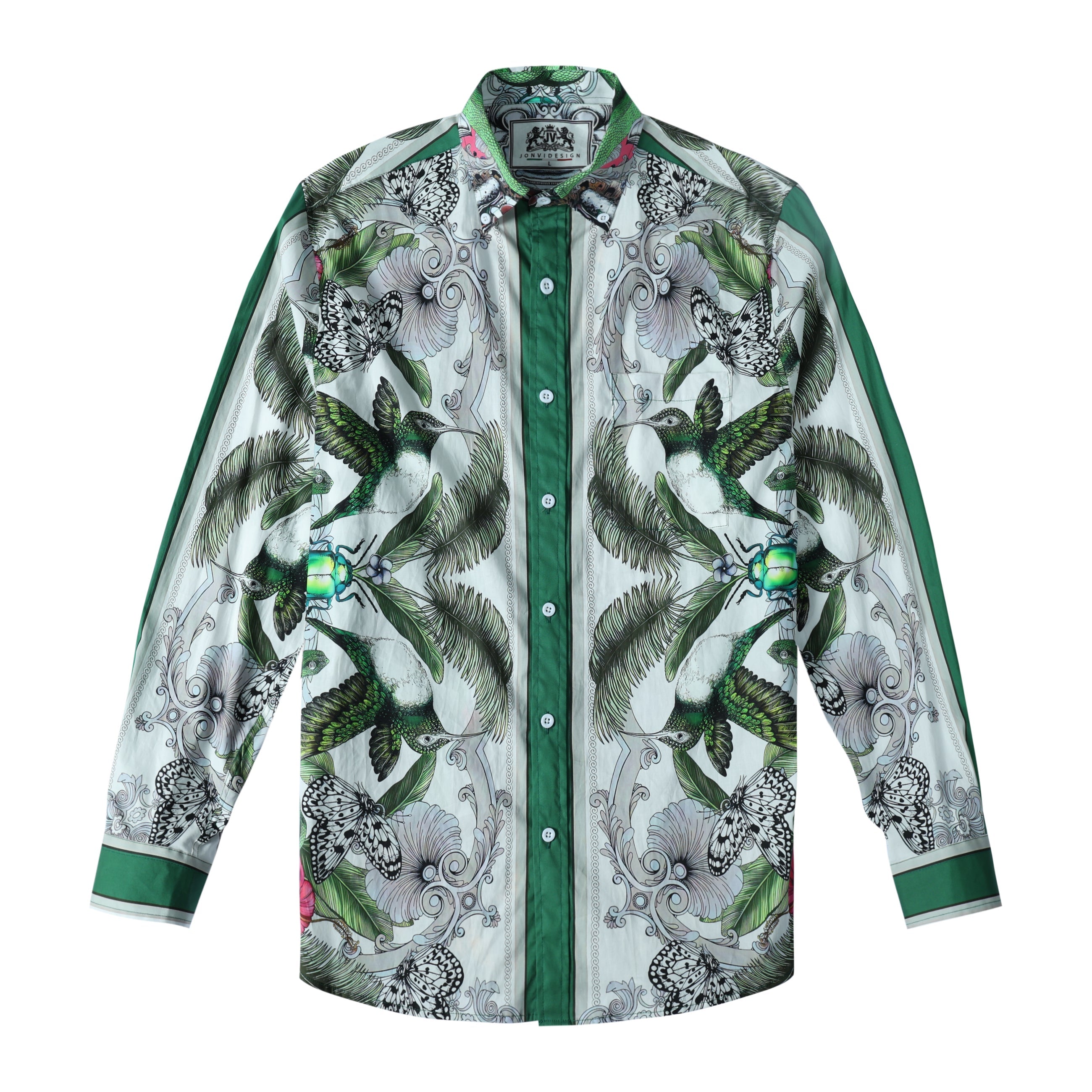 Nature Animal Button Down Shirt Jonvidesign