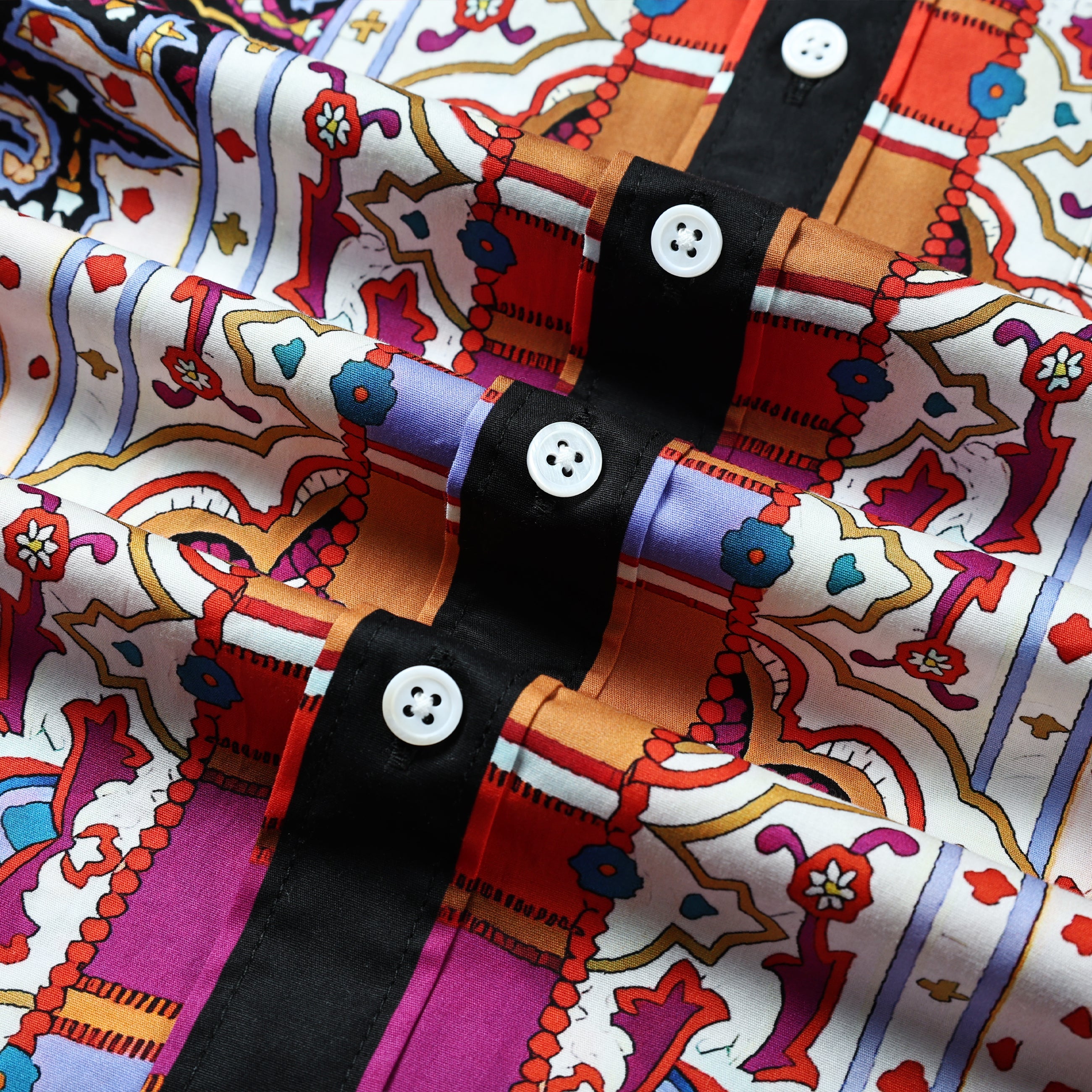 Paisley Pattern Long Sleeve Shirt Jonvidesign