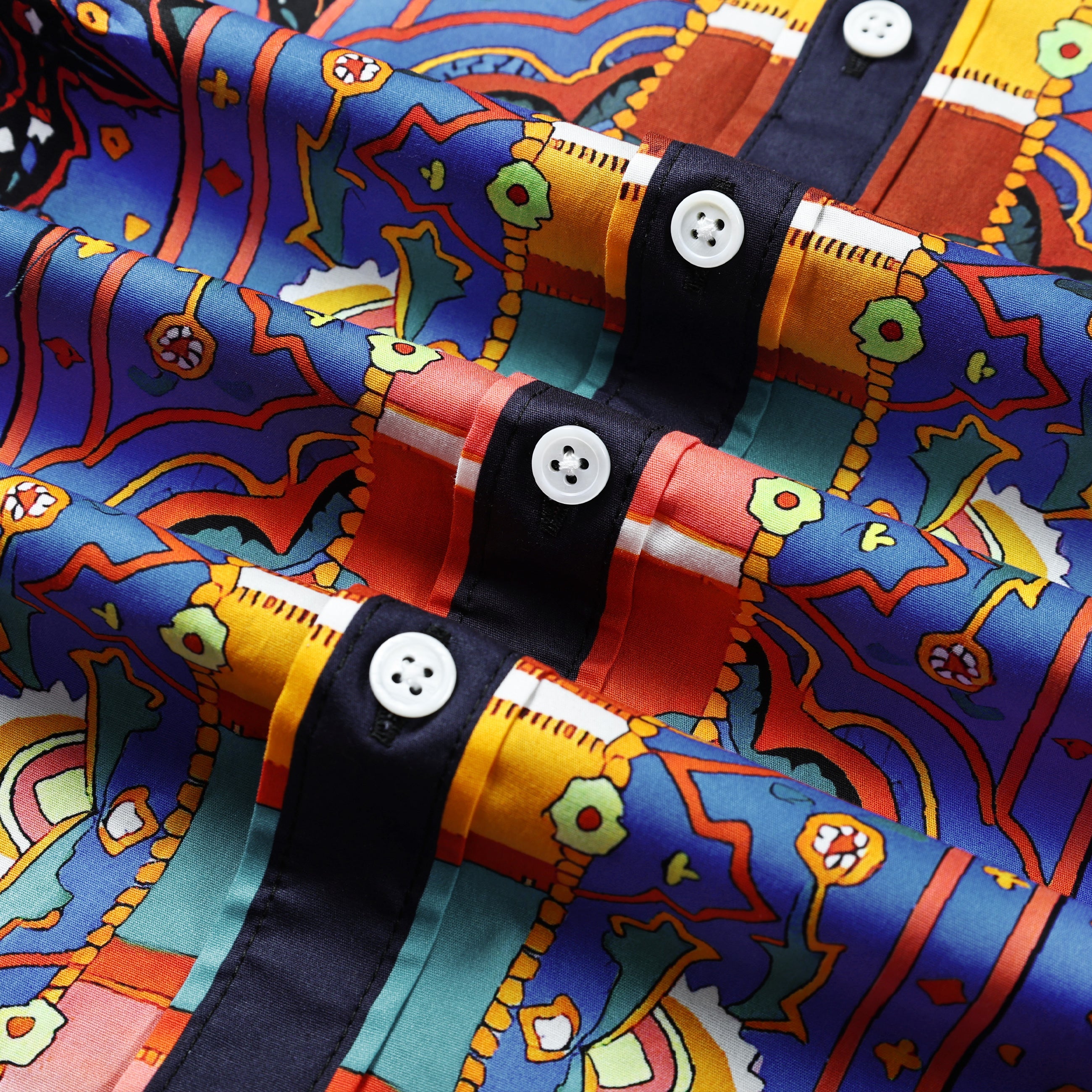 Paisley Pattern Long Sleeve Shirt Jonvidesign