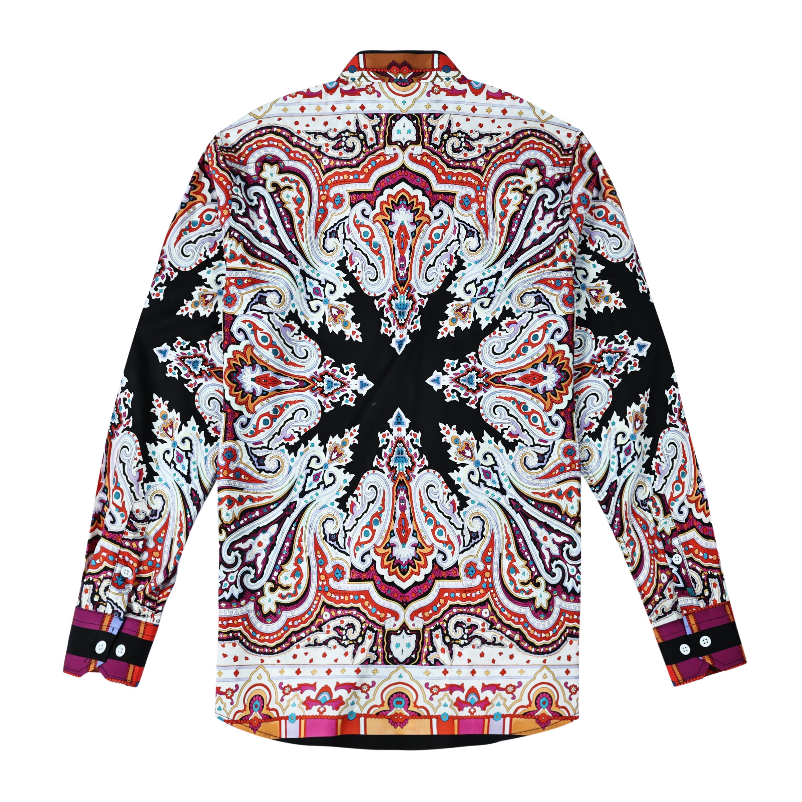 Paisley Pattern Long Sleeve Shirt Jonvidesign