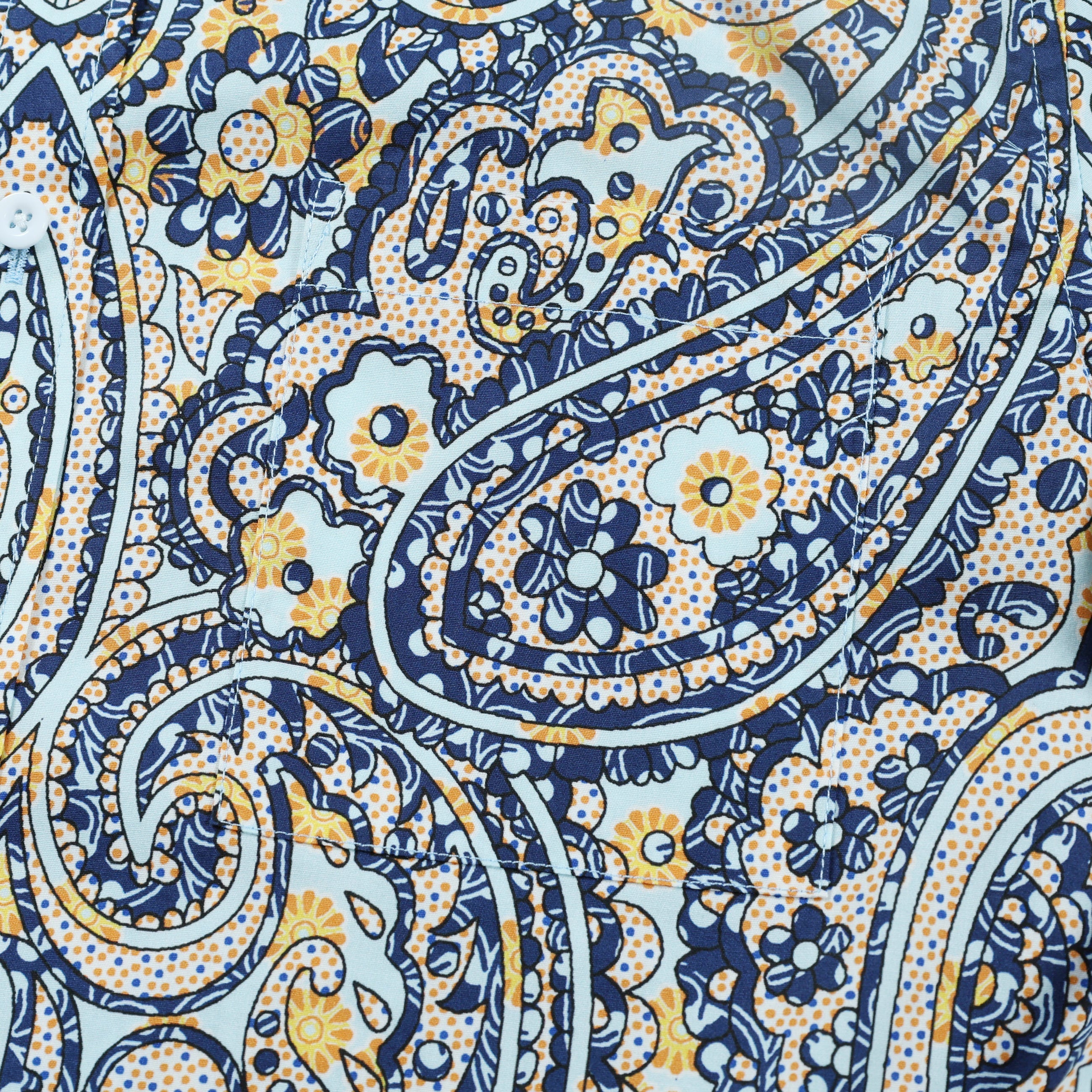 Paisley Print Long Sleeve Button Down Casual Shirt Jonvidesign