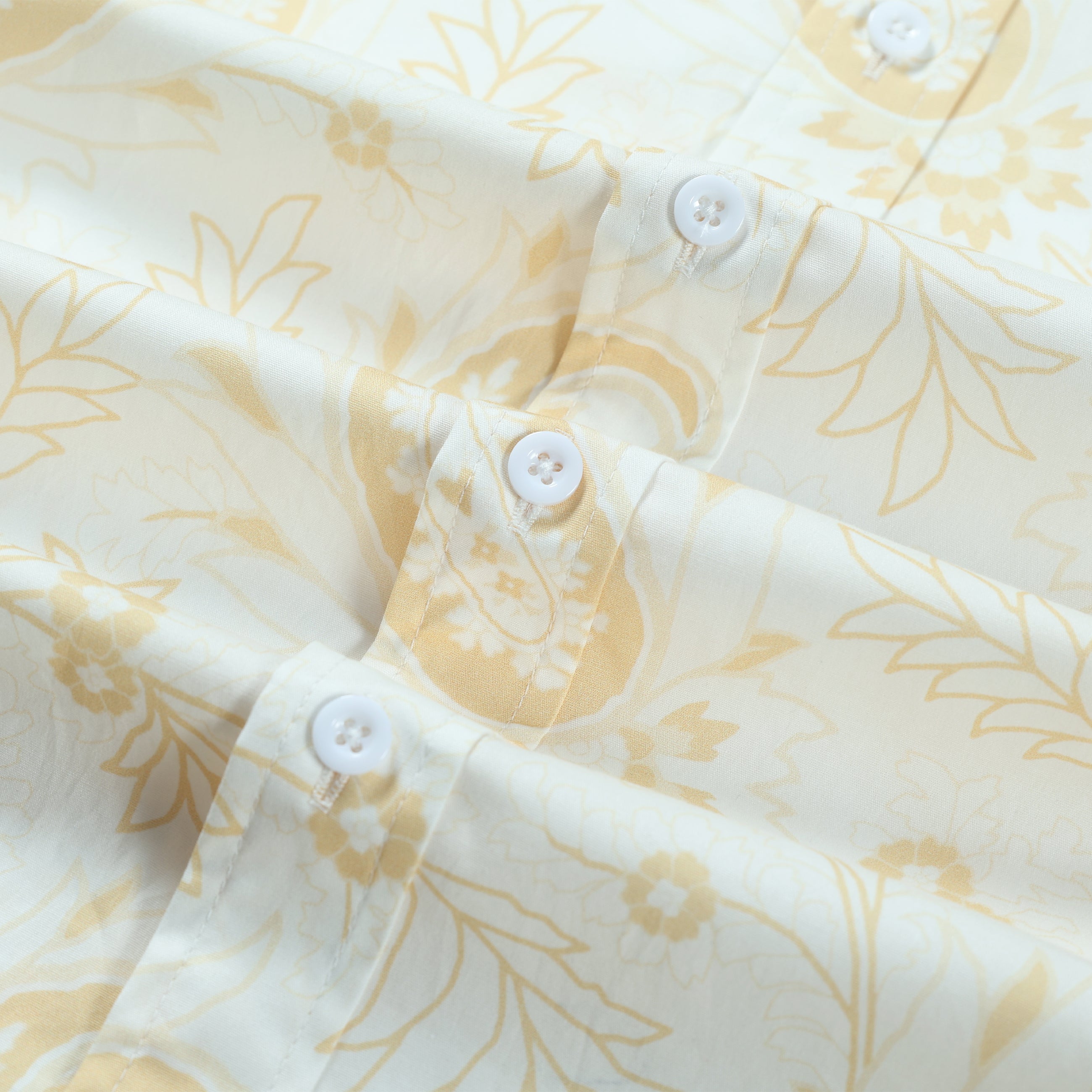 Yellow Paisley Button Down Shirt Jonvidesign