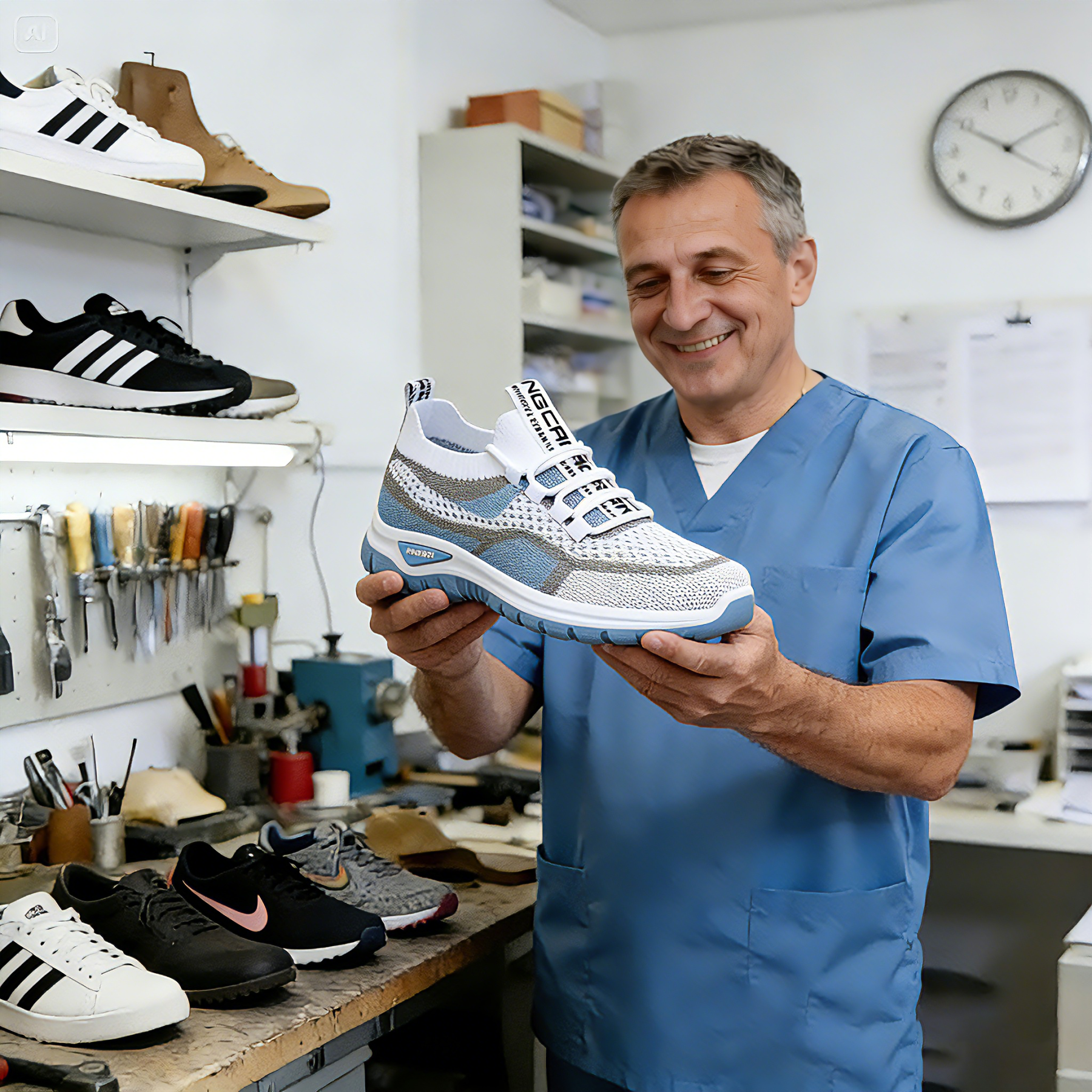 🎁Ultimo giorno per usufruire dello sconto del 50%, non perderlo! ⏰Allevia il dolore ai piedi e la fascite - Scarpe ortopediche impermeabili e antiscivolo🔴