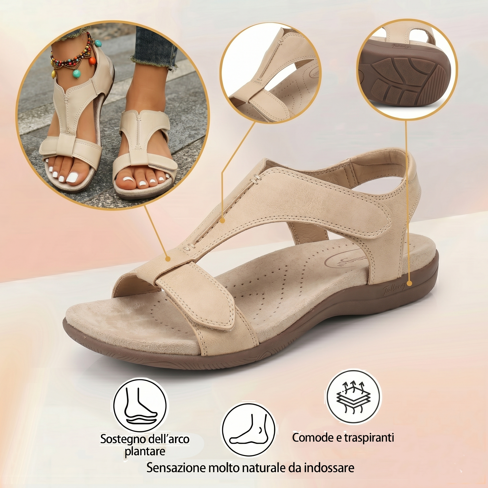 ⏰️Non perderti il ​​nostro sconto del 50%! ✅ Sandali di alta qualità 🦶 Essenziali per l'estate: impermeabili e antiscivolo 🔴 Scarpe comode adatte a ogni occasione.