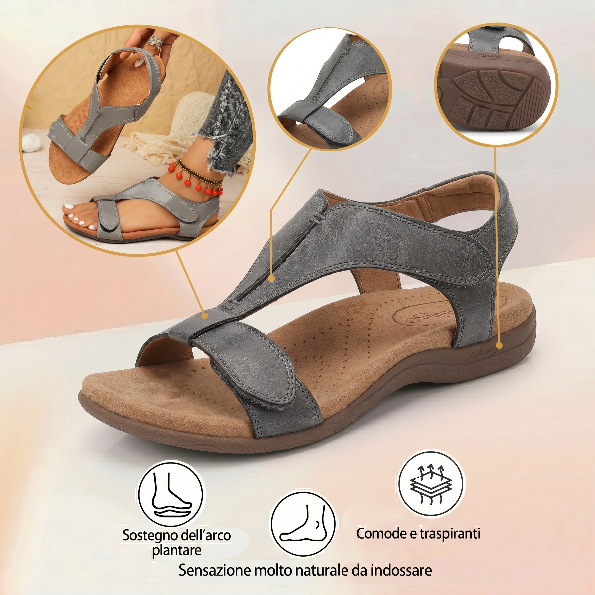 ⏰️Non perderti il ​​nostro sconto del 50%! ✅ Sandali di alta qualità 🦶 Essenziali per l'estate: impermeabili e antiscivolo 🔴 Scarpe comode adatte a ogni occasione.
