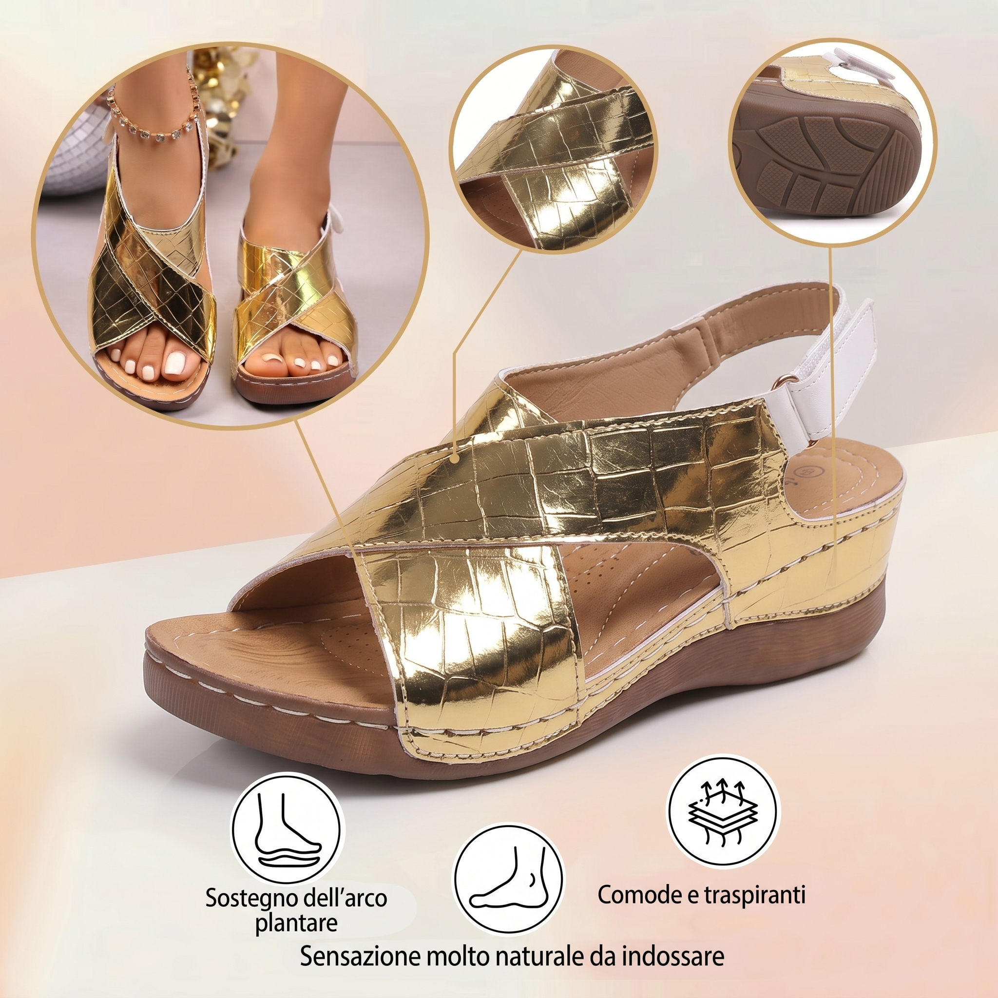 ⏰️Non perderti il ​​nostro sconto del 50%! ✅ Sandali di alta qualità 🦶 Nuovi modelli estivi: impermeabili e antiscivolo 🔴 Leggeri ed eleganti, adatti a ogni occasione.