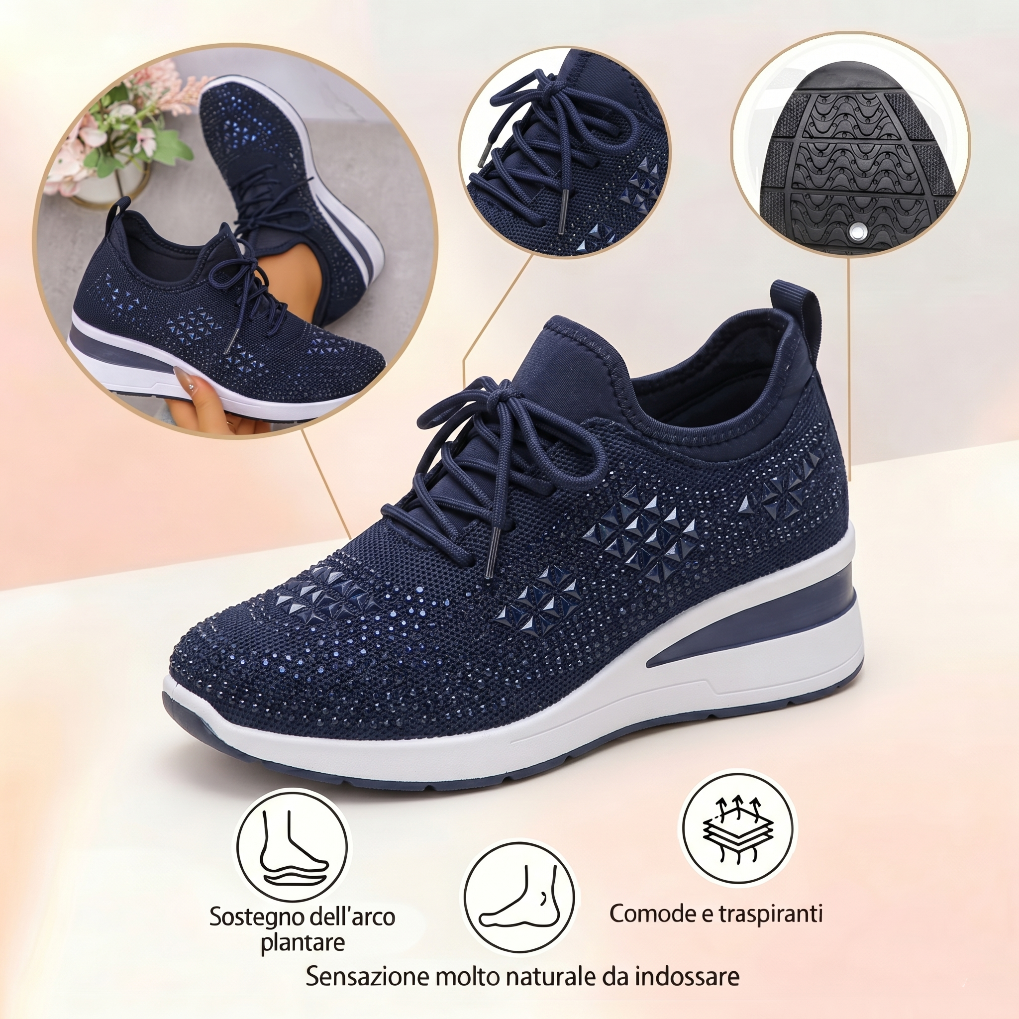 ⏰️Non perderti lo sconto del 50% di oggi! ✅ Scarpe ortopediche di alta qualità 🦶 Leggere e versatili - Impermeabili e antiscivolo 🔴