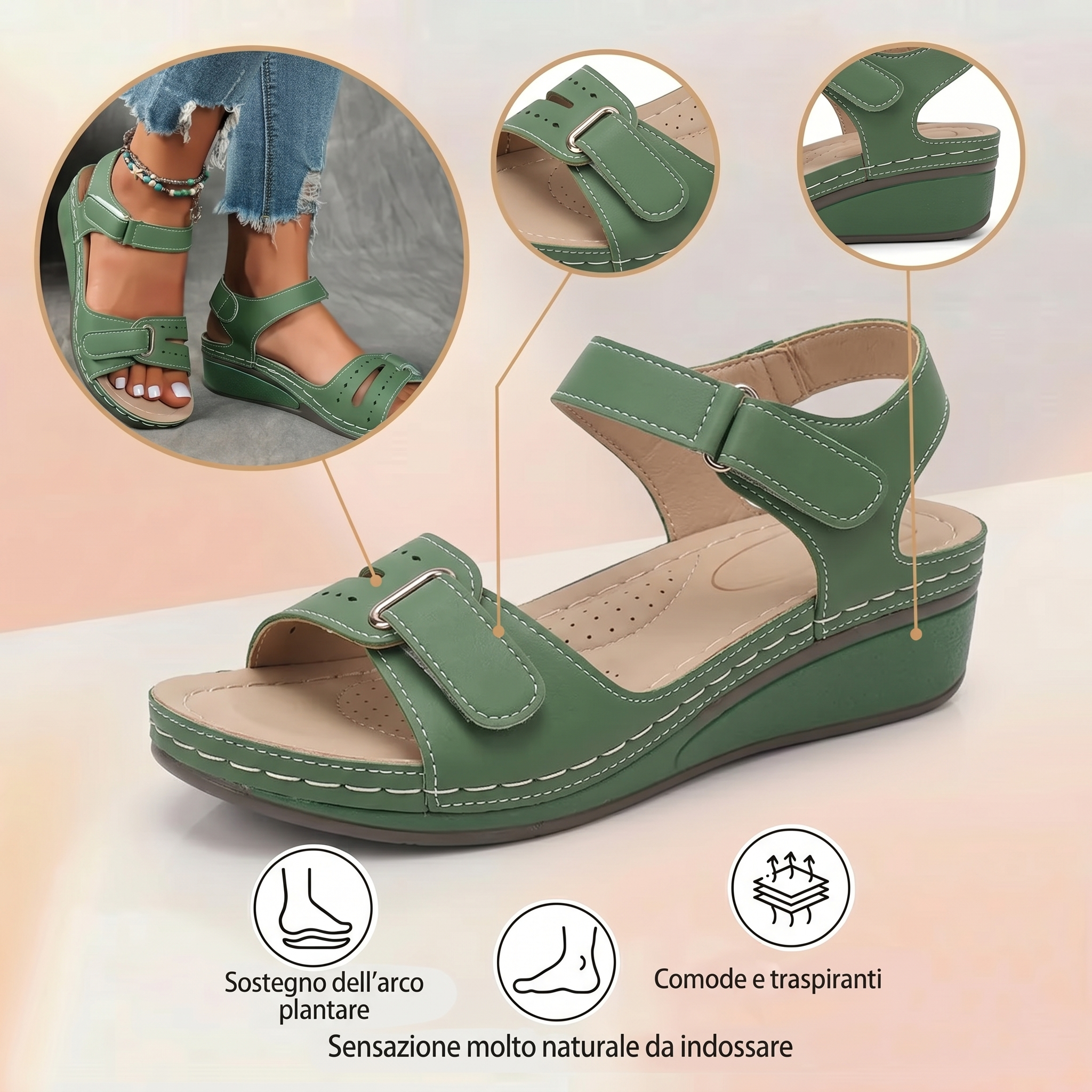 Sandali da spiaggia ⏰️ Non perderti l'offerta di oggi con il 50% di sconto! ✅ Sandali di alta qualità 🦶 Leggeri ed eleganti - impermeabili e antiscivolo 🔴 Adatti a tutte le occasioni.