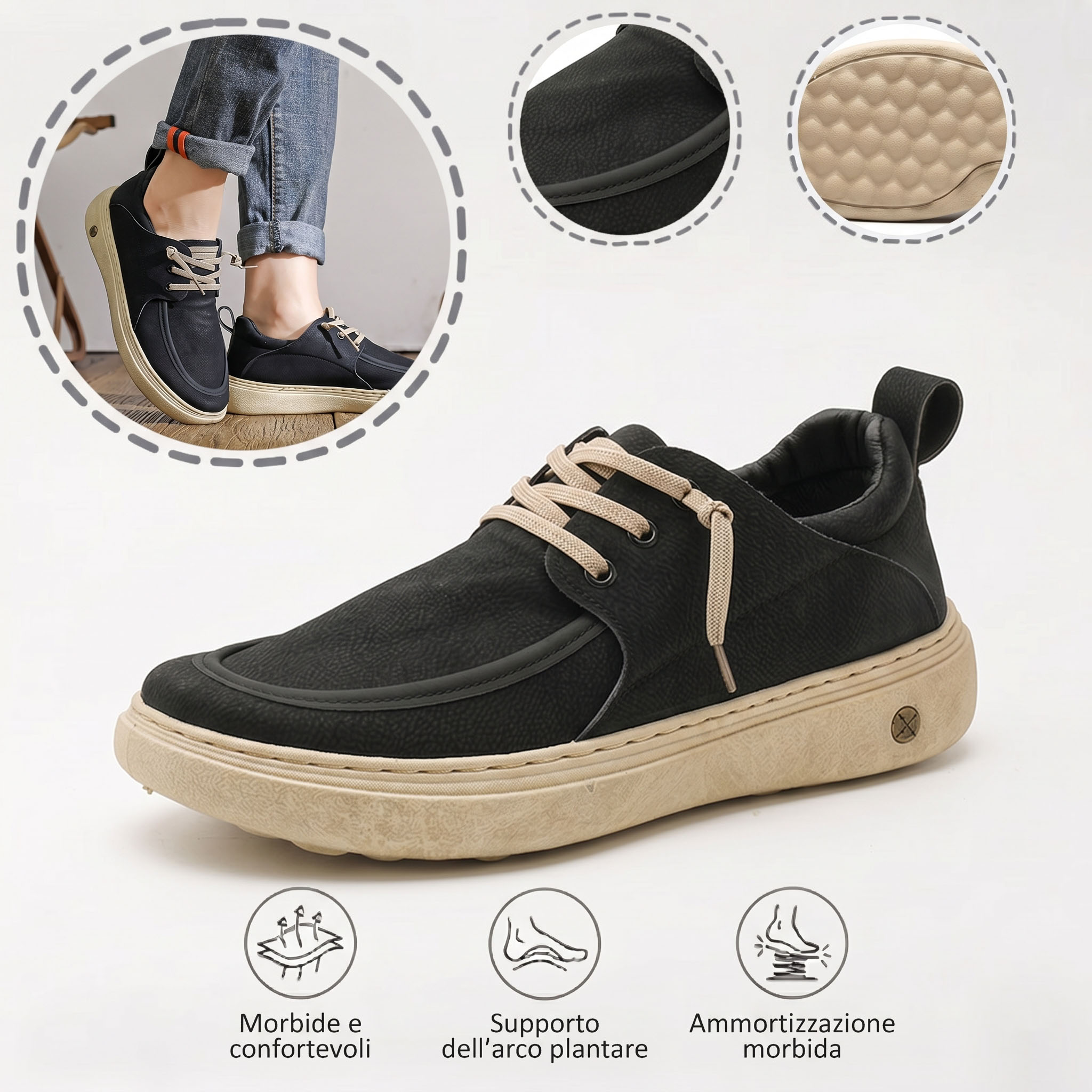 ⏰️Non perderti il ​​nostro sconto del 50%! ✅ Scarpe ortopediche di alta qualità 🦶 Nuovo modello 2026, impermeabili e antiscivolo 🔴Prevengono le malattie del piede