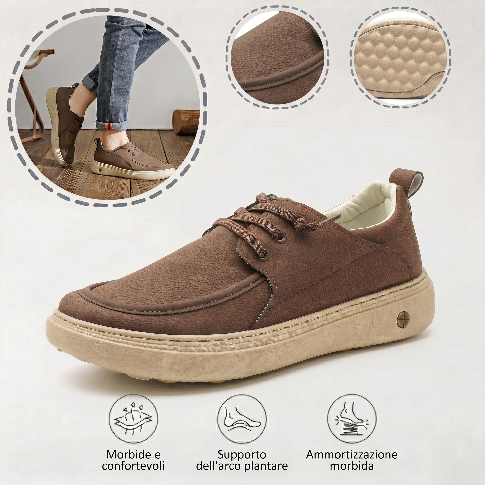 ⏰️Non perderti il ​​nostro sconto del 50%! ✅ Scarpe ortopediche di alta qualità 🦶 Nuovo modello 2026, impermeabili e antiscivolo 🔴Prevengono le malattie del piede
