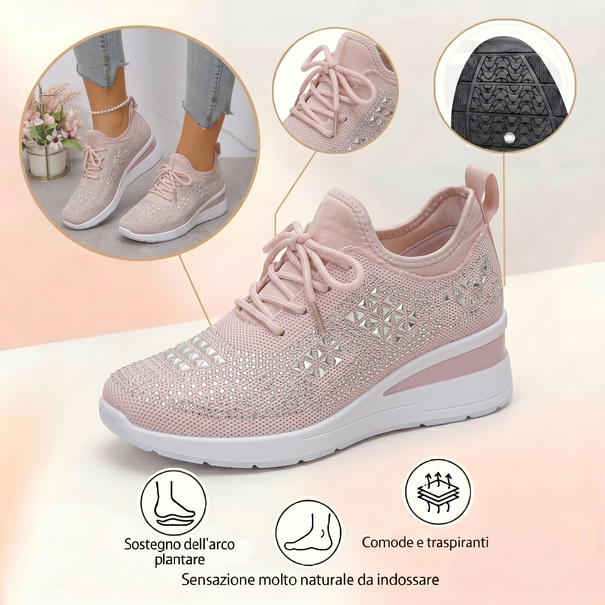 ⏰️Non perderti lo sconto del 50% di oggi! ✅ Scarpe ortopediche di alta qualità 🦶 Leggere e versatili - Impermeabili e antiscivolo 🔴