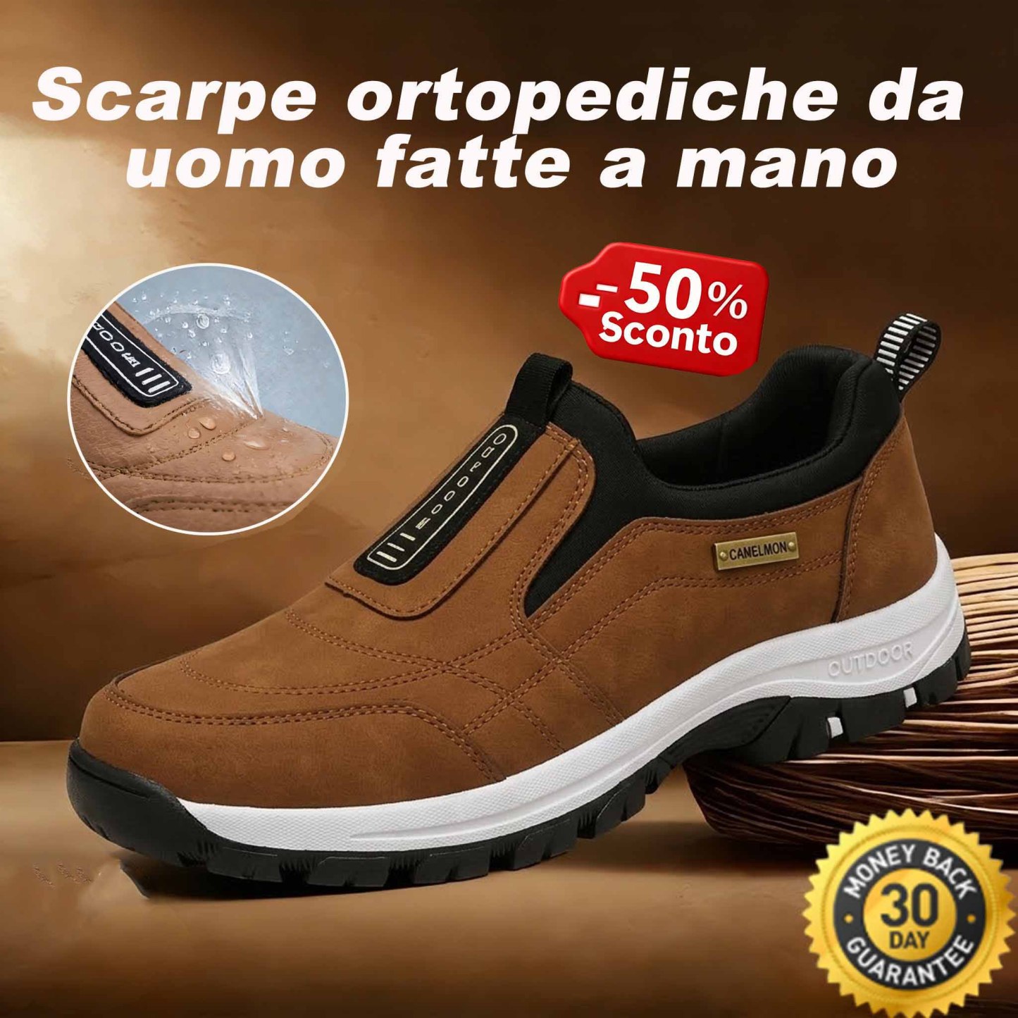 🎁Ultimo giorno per usufruire dello sconto del 50%, non perderlo! ⏰Allevia il dolore ai piedi e la fascite - Scarpe ortopediche impermeabili e antiscivolo🔴