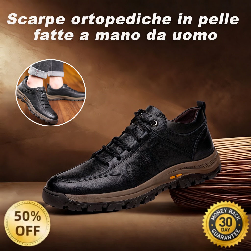 🐂 Scarpe da uomo in pelle di vitello cucite a mano 👞 Disponibili in tutte le taglie, facili da indossare e togliere ✅ Calde, comode, impermeabili e antiscivolo
