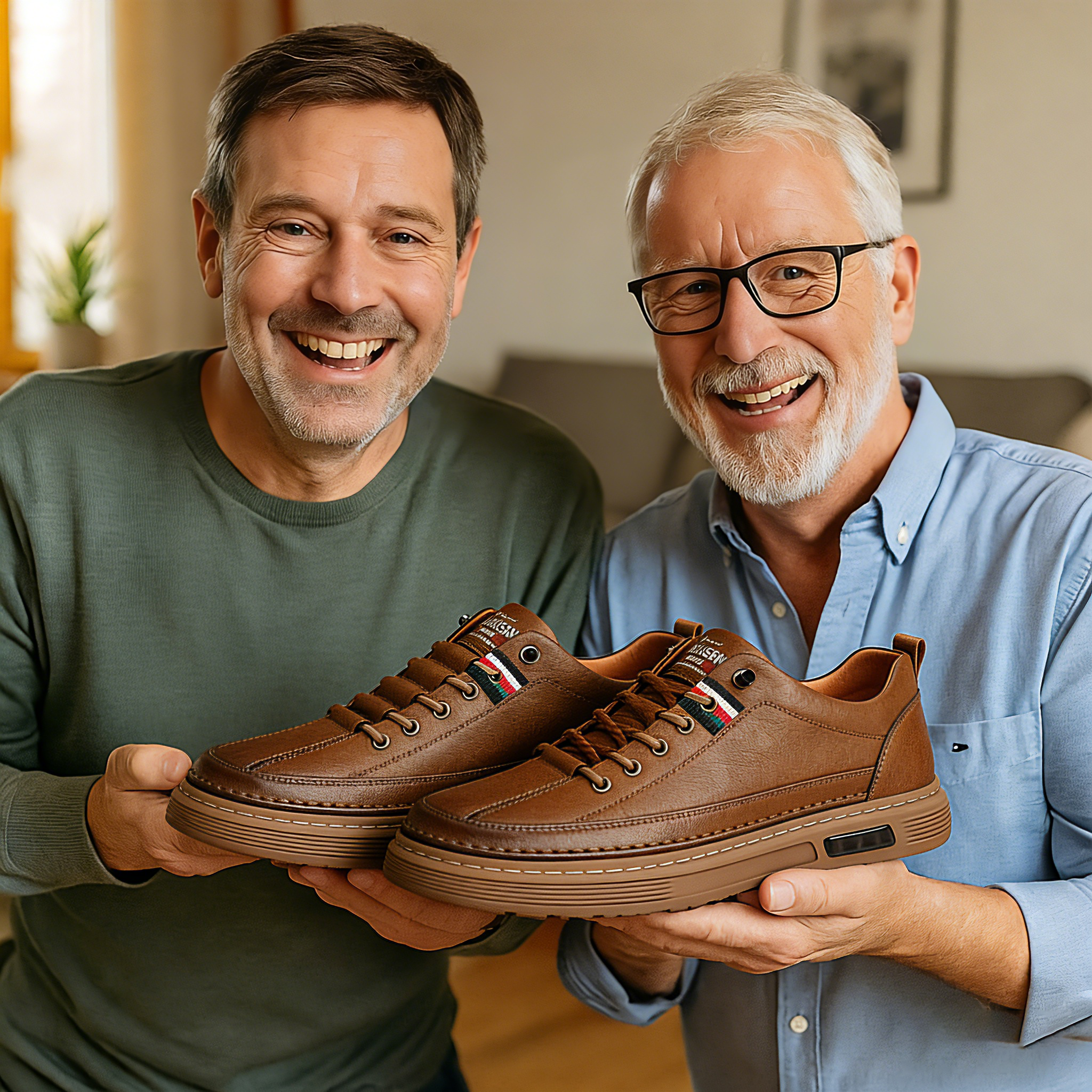 🎁Ultimo giorno per il 50% di sconto! Non perdete l'occasione! 🐂 Scarpe da uomo in pelle cucite a mano👞 Gamma completa di taglie, realizzate su misura ✅ Calde, comode, impermeabili e antiscivolo