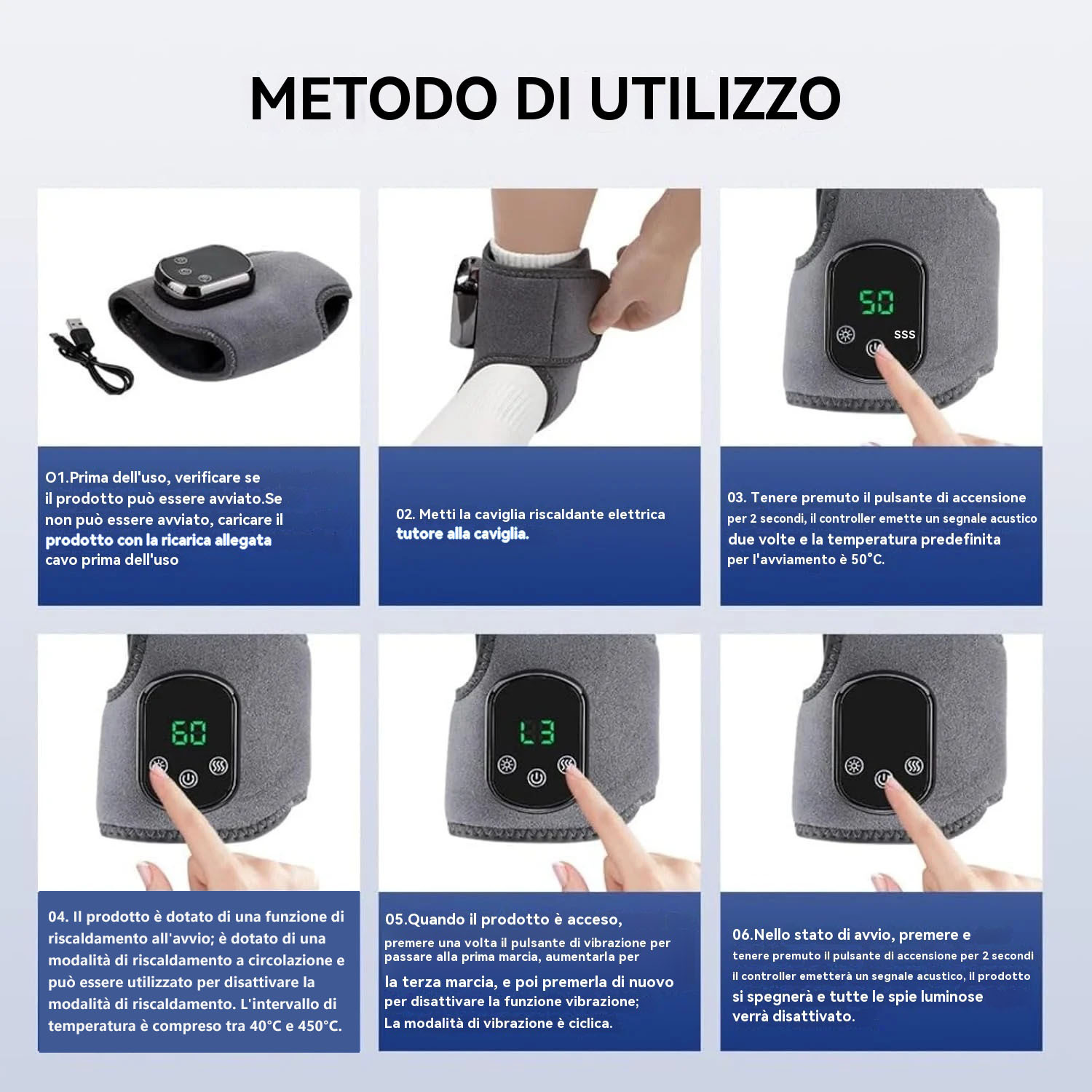 Massaggiatore per piedi 🦶 "Tripla terapia" - Approvato dai medici 👩‍⚕️, allevia efficacemente il dolore ai nervi