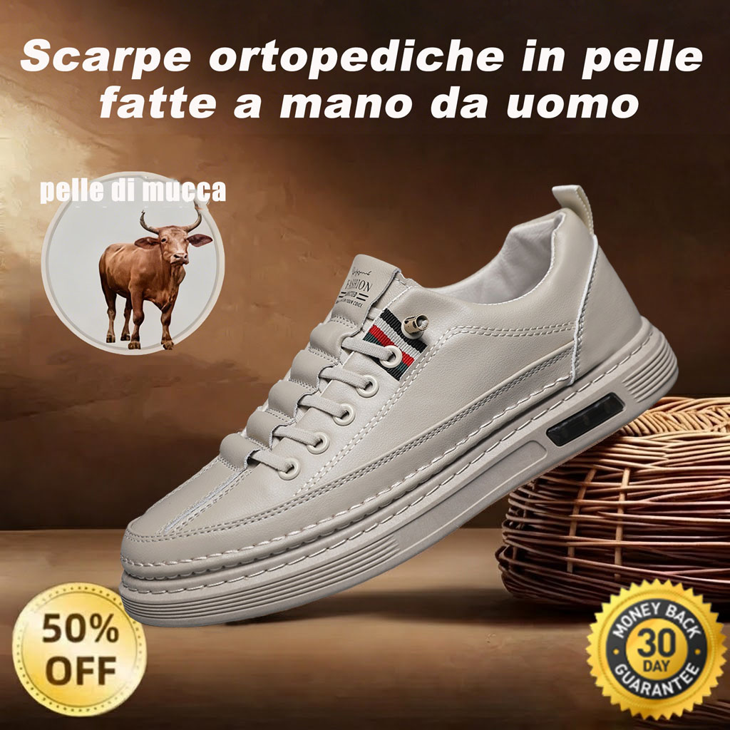 🎁Ultimo giorno per il 50% di sconto! Non perdete l'occasione! 🐂 Scarpe da uomo in pelle cucite a mano👞 Gamma completa di taglie, realizzate su misura ✅ Calde, comode, impermeabili e antiscivolo