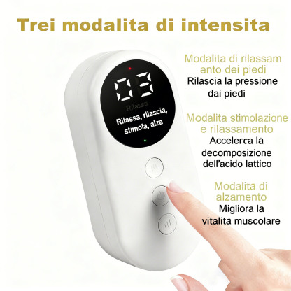 🔥 Massaggiatore per piedi 🦶 Allevia il gonfiore delle gambe ✅ Portatile e leggero, aiuta a drenare i liquidi causati dall'edema