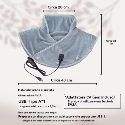 Termoterapia e massaggio al collo 🔥 Il tuo terapista personale: rilassa i muscoli tesi del collo