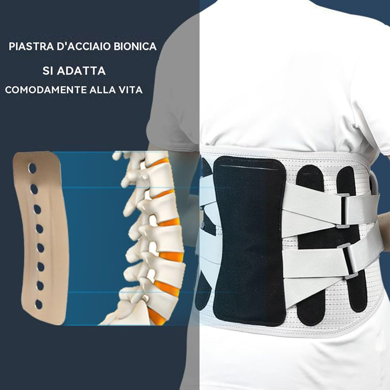 Sostieni la tua schiena✅️ e proteggi la tua colonna vertebrale! Allevia il dolore🔥 e goditi una vita libera e facile.