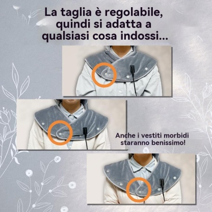 Termoterapia e massaggio al collo 🔥 Il tuo terapista personale: rilassa i muscoli tesi del collo