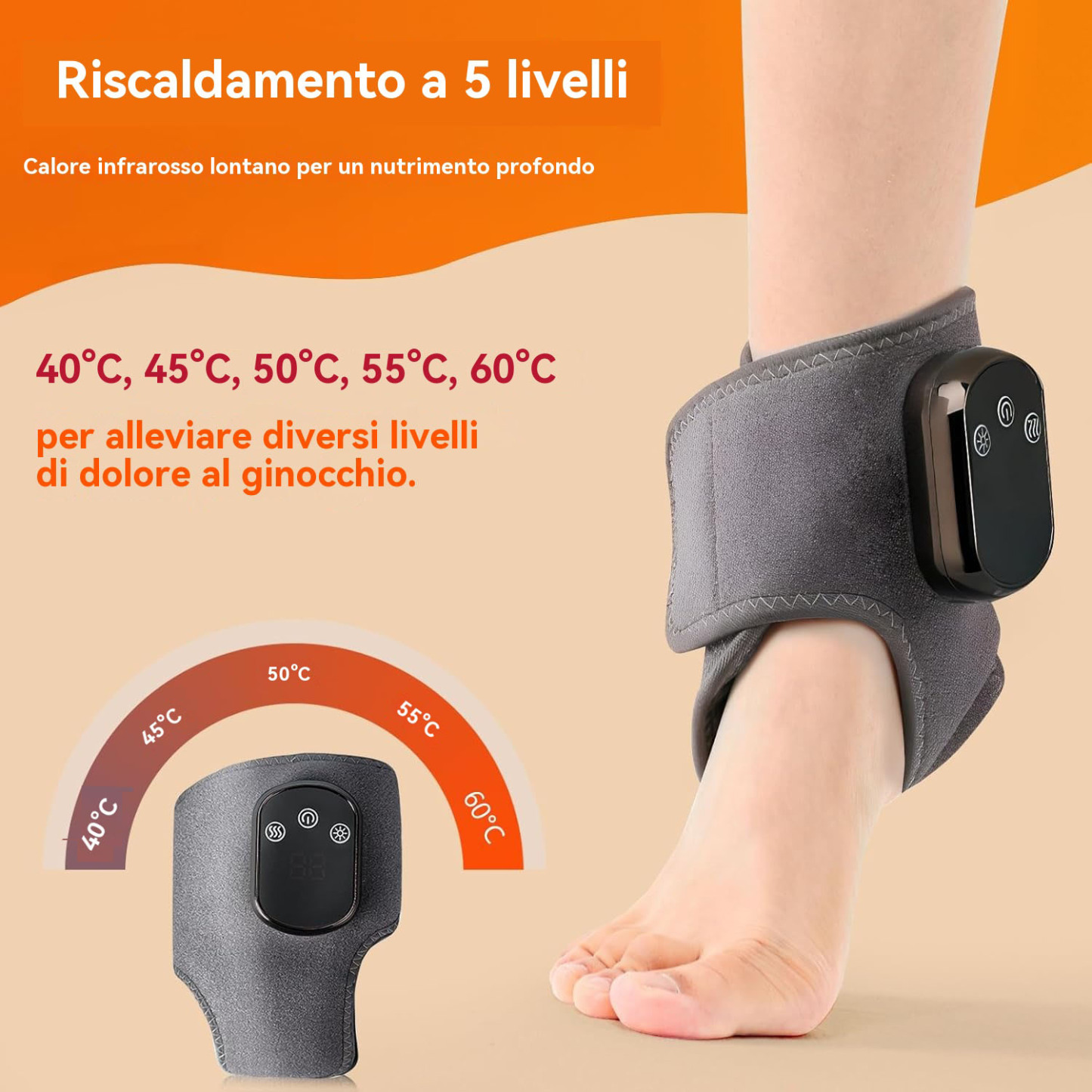 Massaggiatore per piedi 🦶 "Tripla terapia" - Approvato dai medici 👩‍⚕️, allevia efficacemente il dolore ai nervi