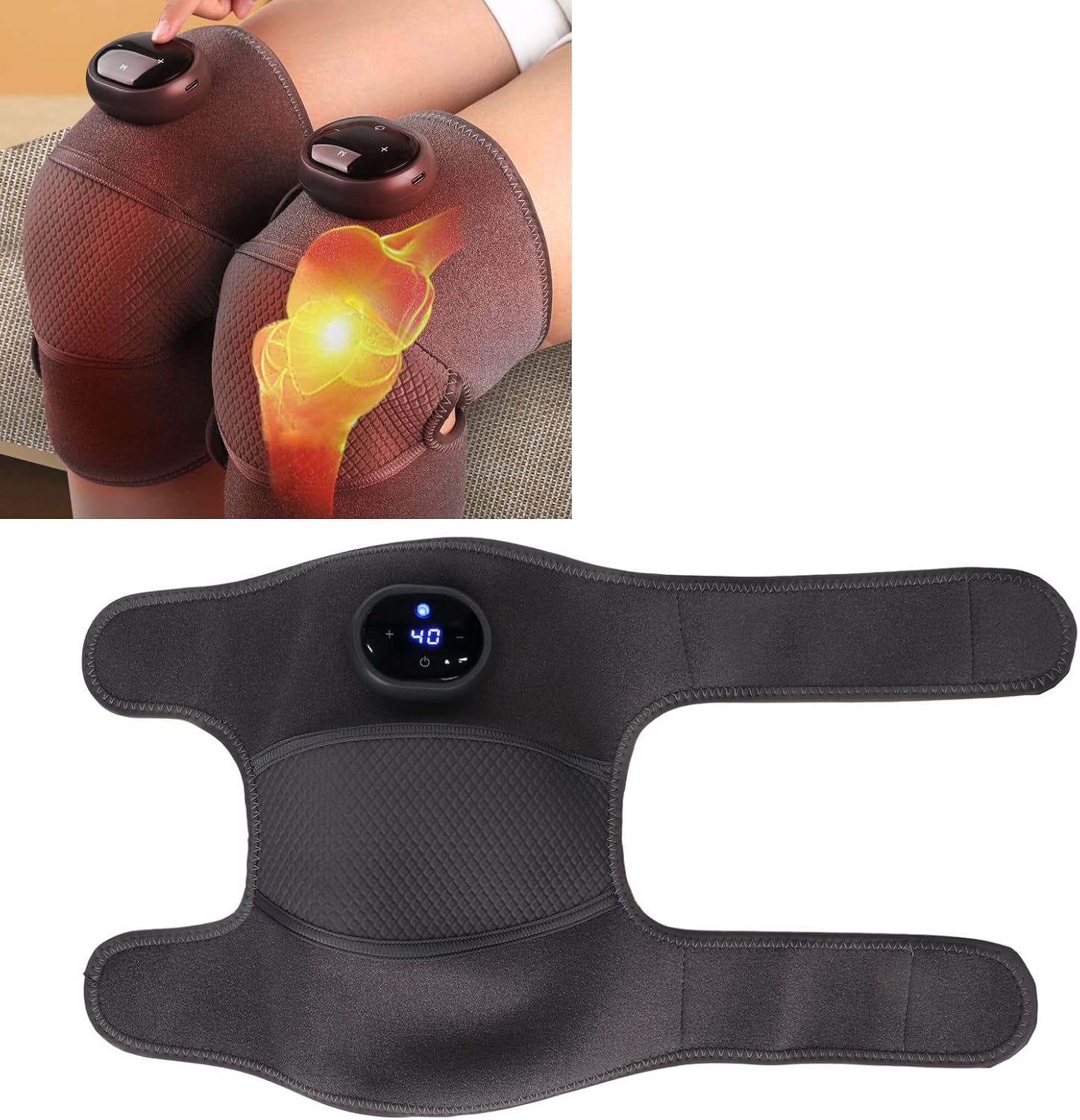 🔥 Massaggiatore per ginocchia 🦶 Riduce la necessità di un intervento chirurgico di sostituzione del ginocchio ✅ Funzionamento portatile, leggero e silenzioso