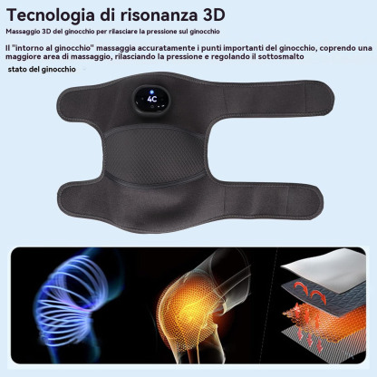 🔥 Massaggiatore per ginocchia 🦶 Riduce la necessità di un intervento chirurgico di sostituzione del ginocchio ✅ Funzionamento portatile, leggero e silenzioso