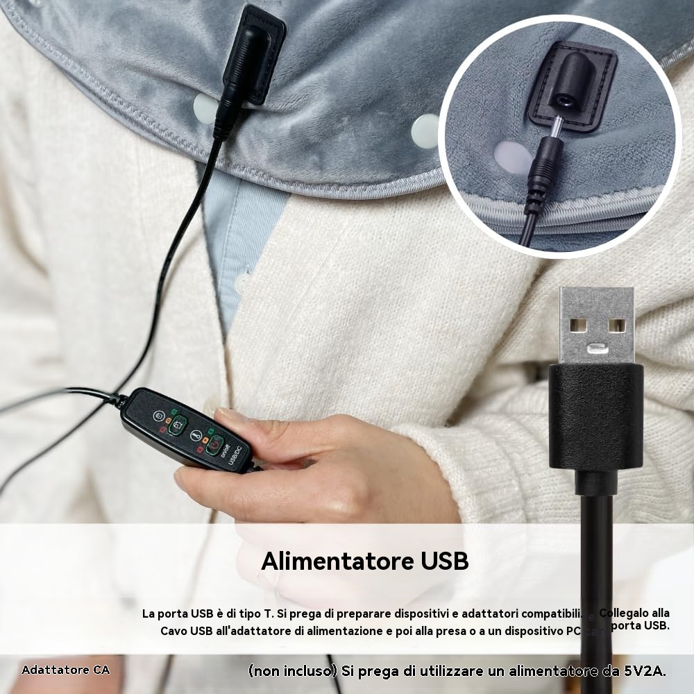 Termoterapia e massaggio al collo 🔥 Il tuo terapista personale: rilassa i muscoli tesi del collo