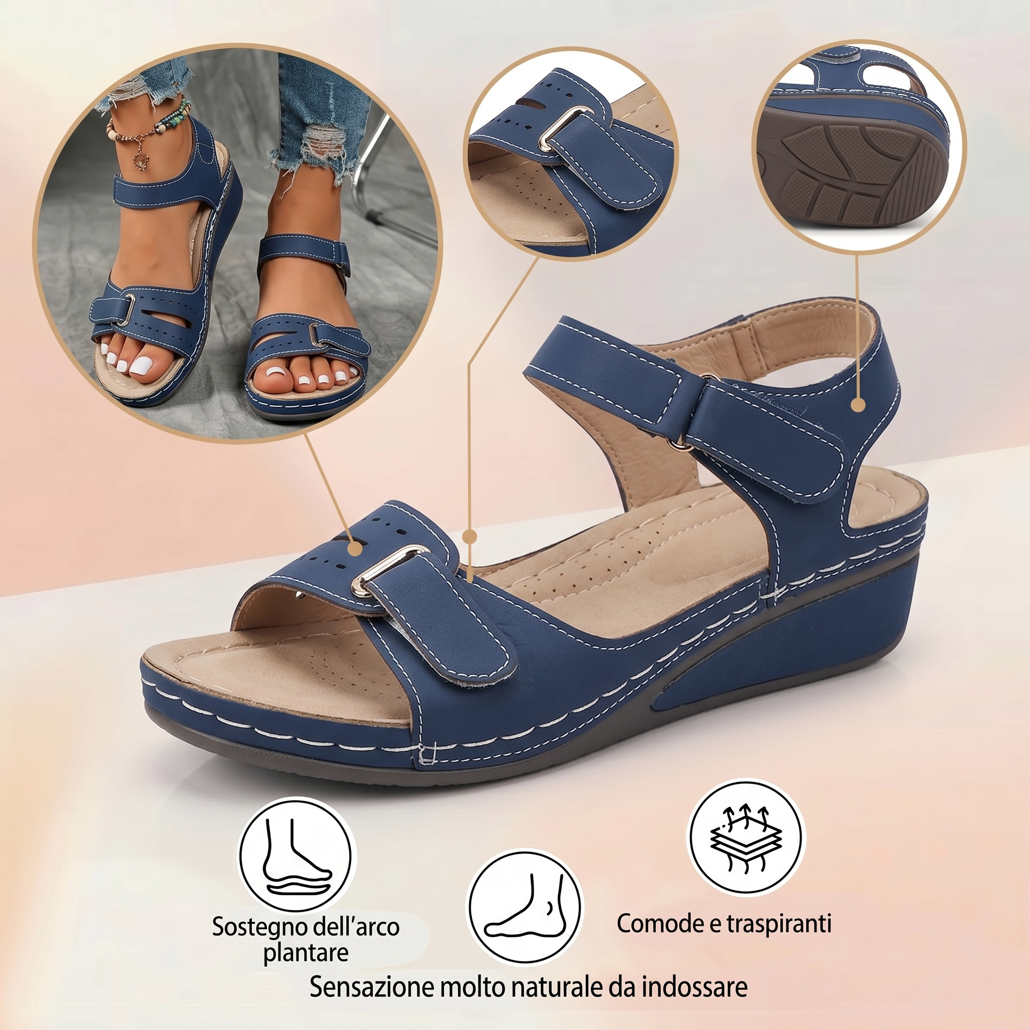Sandali da spiaggia ⏰️ Non perderti l'offerta di oggi con il 50% di sconto! ✅ Sandali di alta qualità 🦶 Leggeri ed eleganti - impermeabili e antiscivolo 🔴 Adatti a tutte le occasioni.