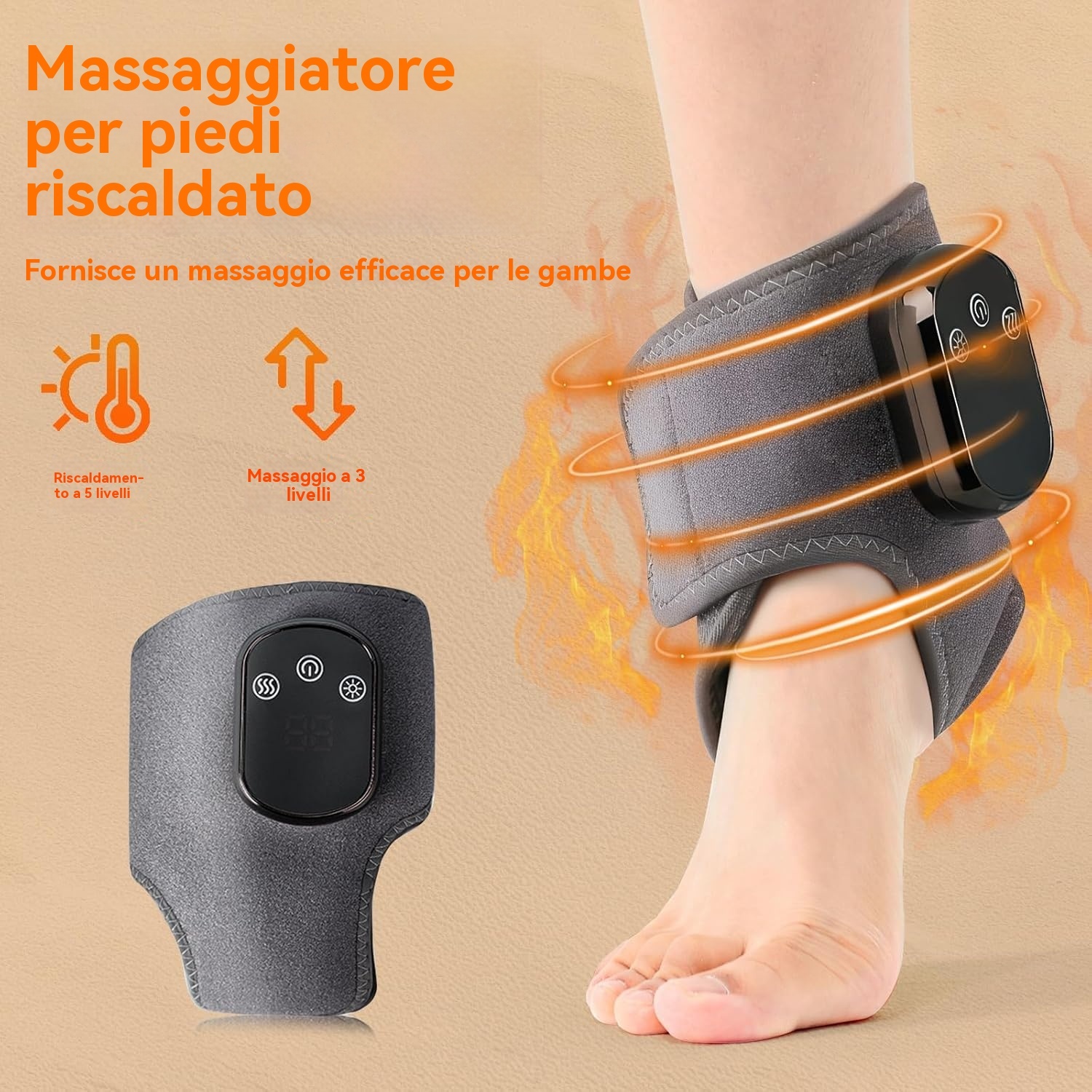 Massaggiatore per piedi 🦶 "Tripla terapia" - Approvato dai medici 👩‍⚕️, allevia efficacemente il dolore ai nervi