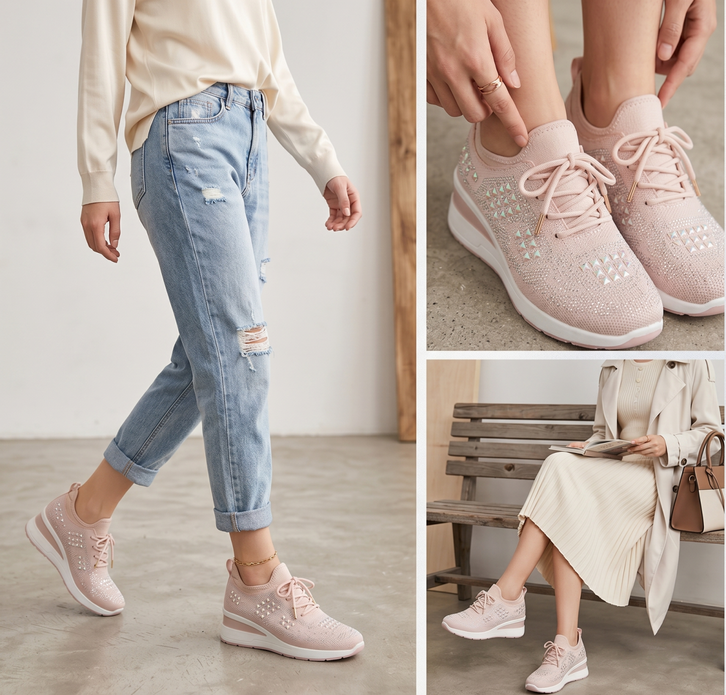 ⏰️Non perderti lo sconto del 50% di oggi! ✅ Scarpe ortopediche di alta qualità 🦶 Leggere e versatili - Impermeabili e antiscivolo 🔴