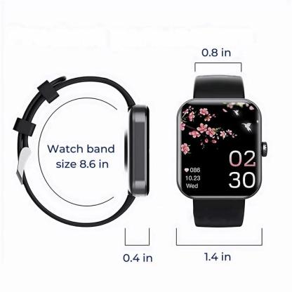 Orologio intelligente non invasivo, utilizzato per misurare il livello di zucchero nel sangue: monitoraggio in tempo reale, ✅️ monitoraggio delle tendenze, ⭕️ promemoria personalizzato