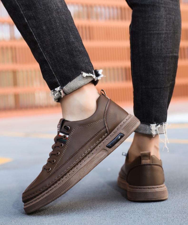 🎁Ultimo giorno per il 50% di sconto! Non perdete l'occasione! 🐂 Scarpe da uomo in pelle cucite a mano👞 Gamma completa di taglie, realizzate su misura ✅ Calde, comode, impermeabili e antiscivolo