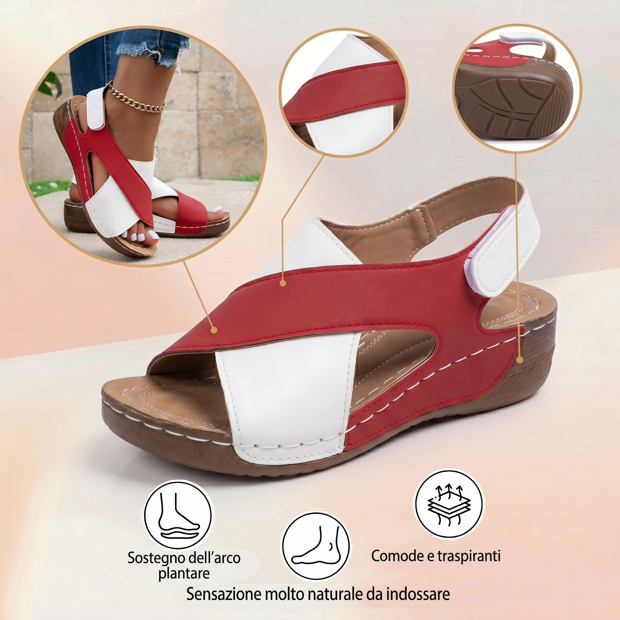 ⏰️Non perderti il ​​nostro sconto del 50%! ✅ Sandali di alta qualità 🦶 Nuovi modelli estivi: impermeabili e antiscivolo 🔴 Leggeri ed eleganti, adatti a ogni occasione.