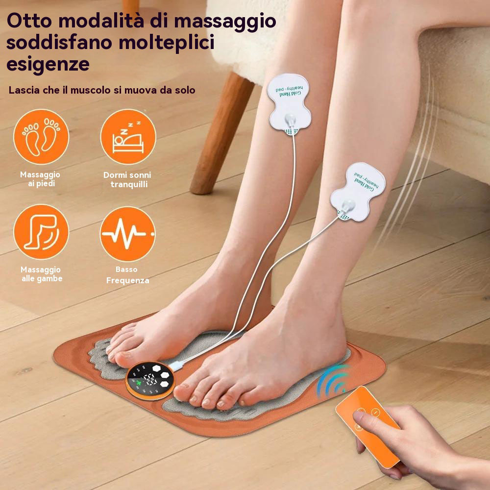 Tappetino per massaggio plantare microcorrente: attiva la circolazione sanguigna in tutto il corpo in 3 minuti