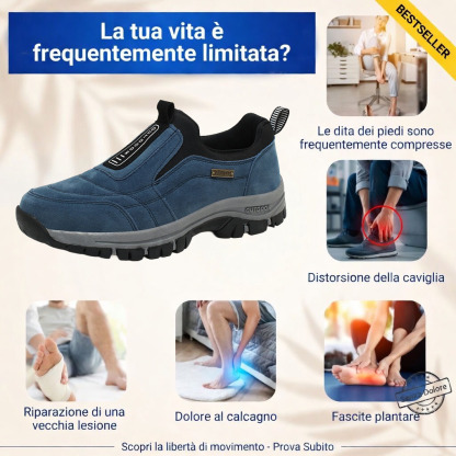 🎁Ultimo giorno per usufruire dello sconto del 50%, non perderlo! ⏰Allevia il dolore ai piedi e la fascite - Scarpe ortopediche impermeabili e antiscivolo🔴
