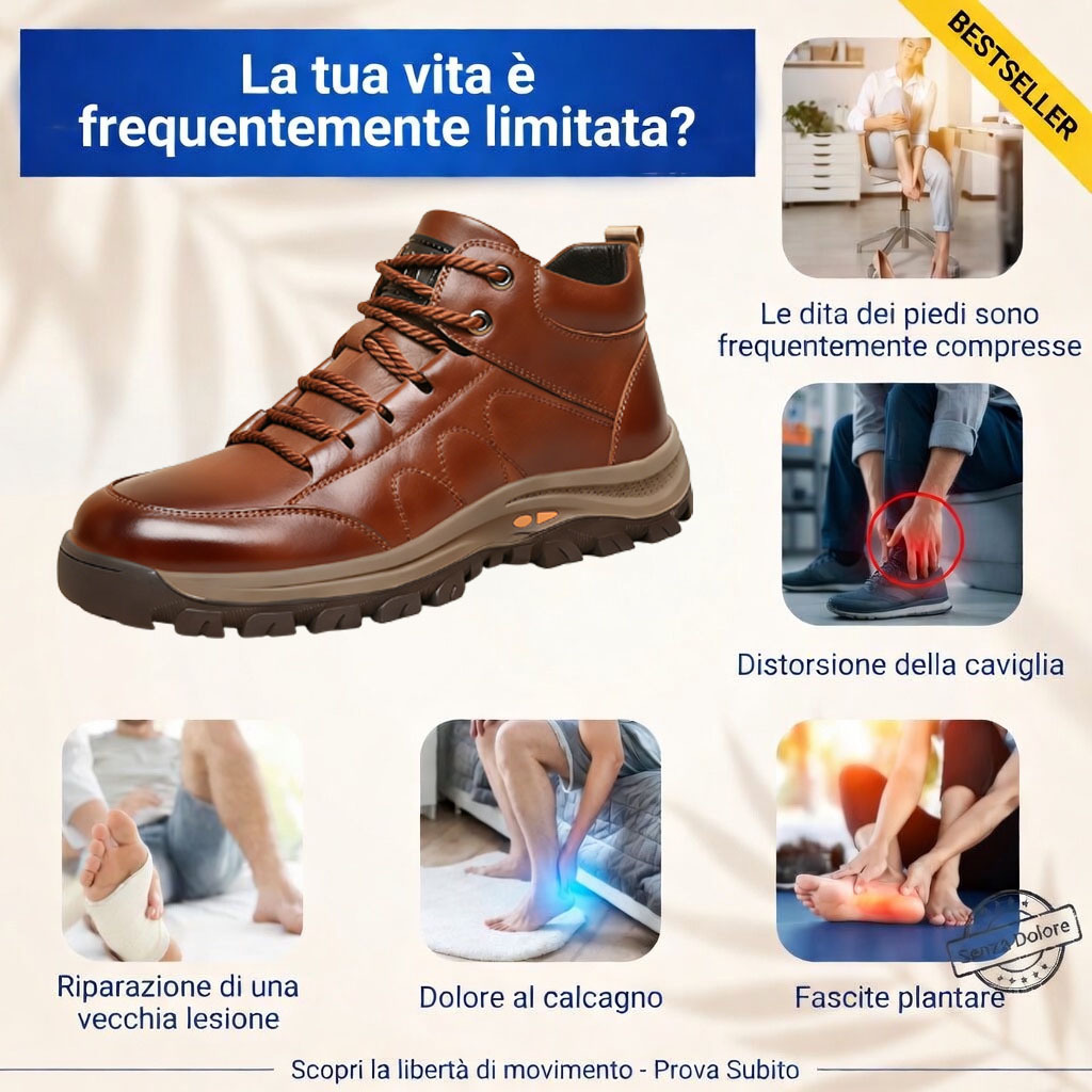 🎁Ultimo giorno per usufruire di uno sconto del 50%, non lasciartelo sfuggire! ⏰Realizzato in pelle di vitello australiana 🐂Supporto per il piede: allevia il dolore ✅Impermeabile e antiscivolo, comodo da indossare.