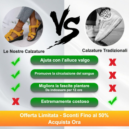 ✅Sandali di alta qualità🦶 Realizzati su misura per le donne - Impermeabili, antiscivolo🔴 Scarpe ortopediche