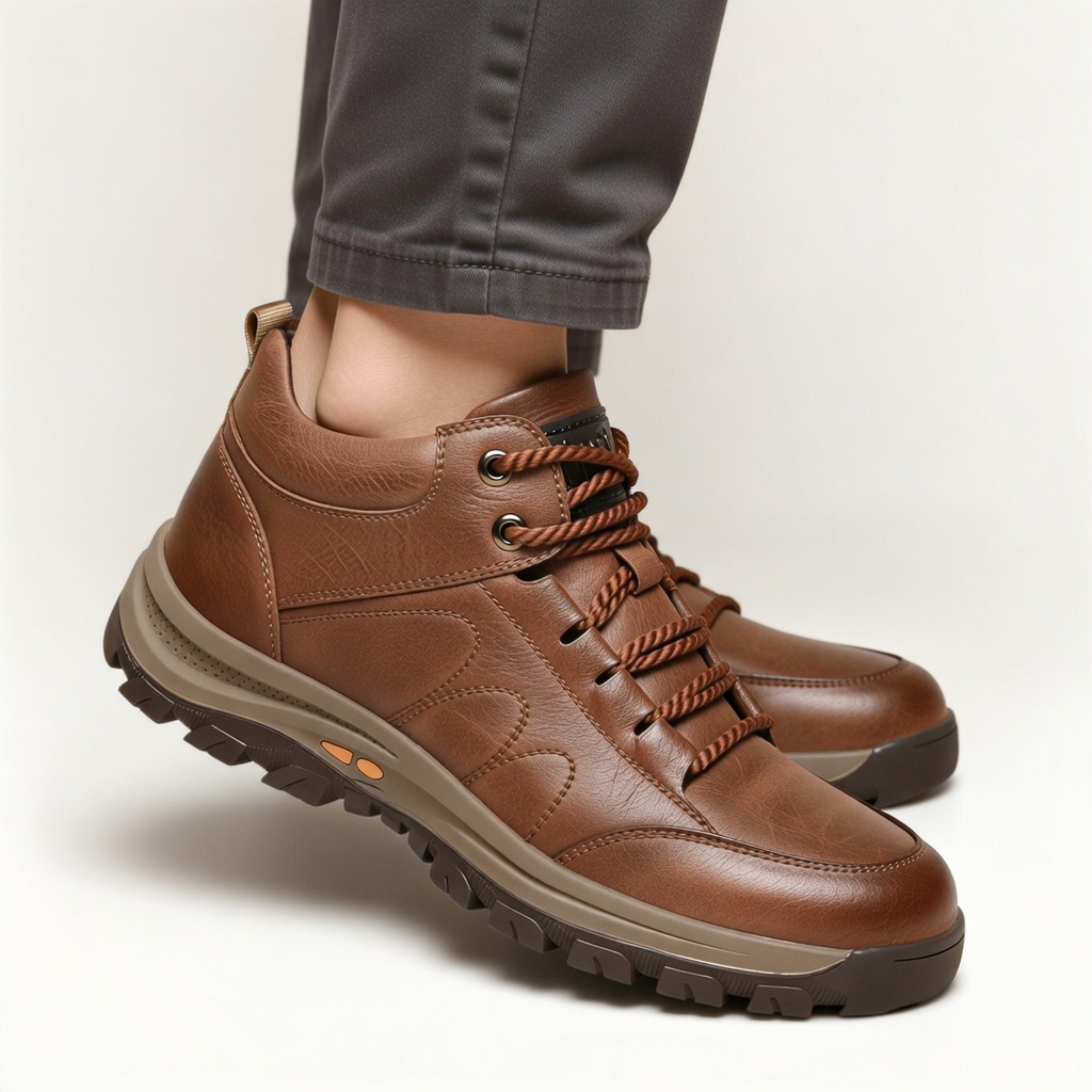 🎁Ultimo giorno per usufruire di uno sconto del 50%, non lasciartelo sfuggire! ⏰Realizzato in pelle di vitello australiana 🐂Supporto per il piede: allevia il dolore ✅Impermeabile e antiscivolo, comodo da indossare.