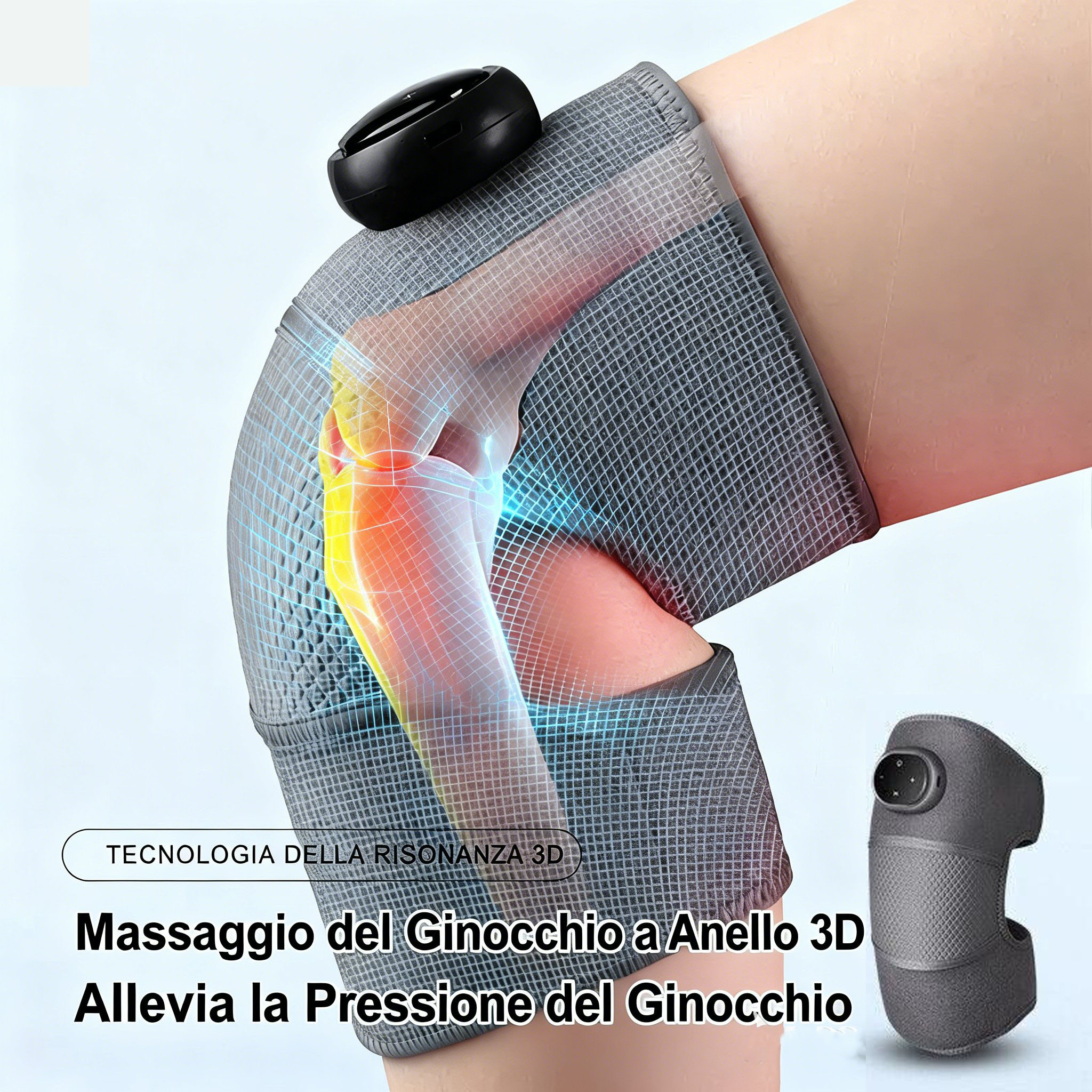 🔥 Massaggiatore per ginocchia 🦶 Riduce la necessità di un intervento chirurgico di sostituzione del ginocchio ✅ Funzionamento portatile, leggero e silenzioso