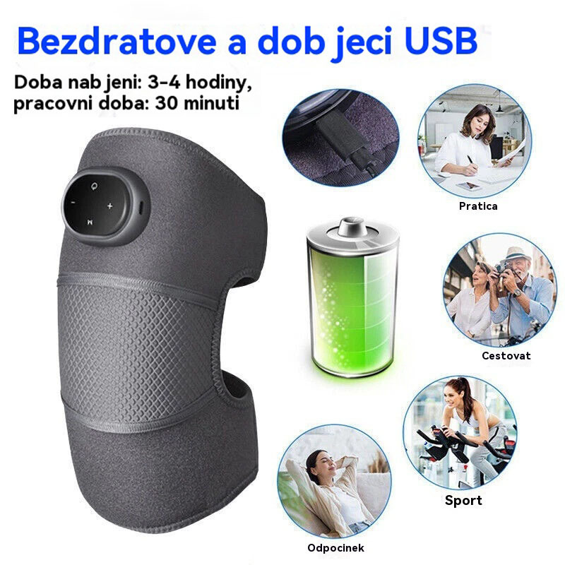 🔥 Massaggiatore per ginocchia 🦶 Riduce la necessità di un intervento chirurgico di sostituzione del ginocchio ✅ Funzionamento portatile, leggero e silenzioso