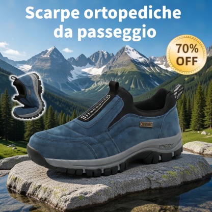 🎁Offerta speciale con sconto del 30%🐂 Scarpe da passeggio da uomo, cucite a mano in pelle di alce👟, impermeabili e antiscivolo✅, supporto dell'arco plantare - camminata confortevole.