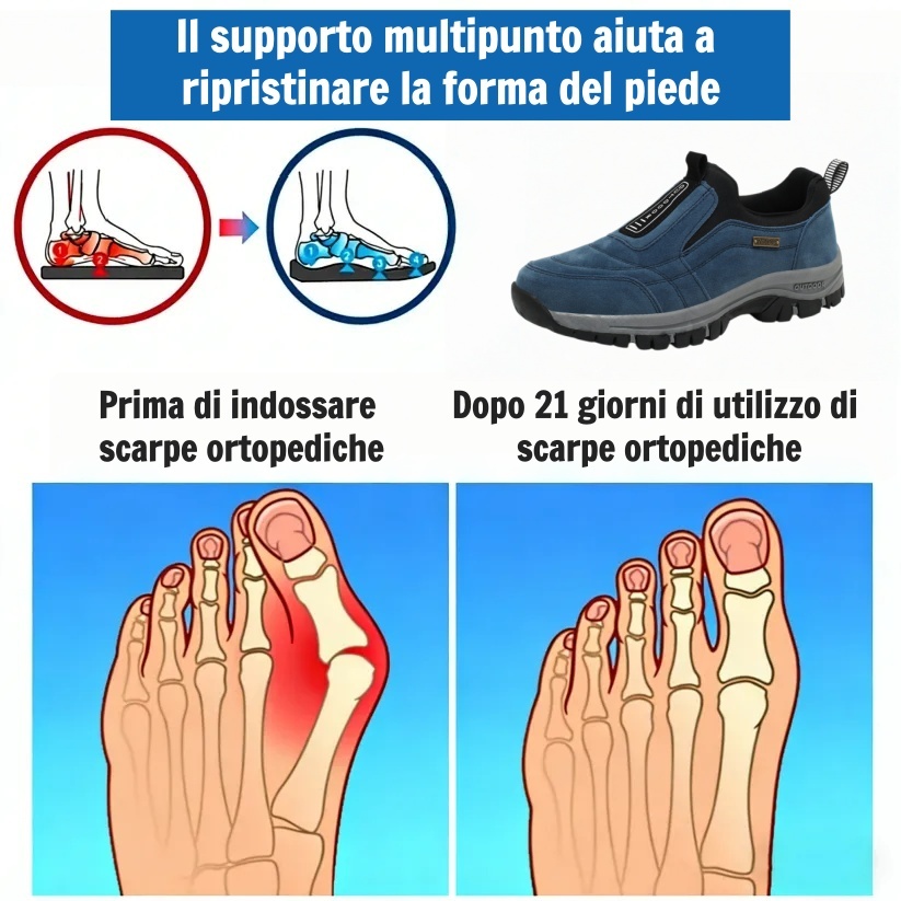 🎁Offerta speciale con sconto del 50%🎁Scarpe da passeggio da uomo, cucite a mano in pelle di alce👟 impermeabili e antiscivolo✅ supporto dell'arco plantare - camminata confortevole.