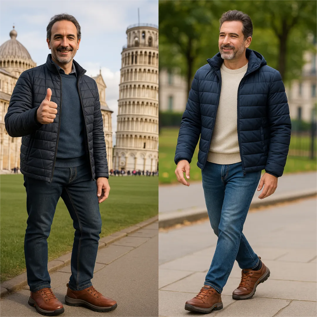 🎁Offerta a tempo limitato🐂 Scarpe ortopediche da uomo, realizzate in pelle di vitello australiana👞 cucite a mano, impermeabili e antiscivolo✅ supporto dell'arco plantare - camminata confortevole