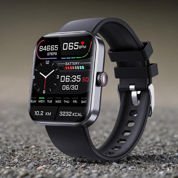 🔥50% di sconto ⌚ Smartwatch per la salute | Frequenza cardiaca • SpO₂ • Pressione sanguigna • Temperatura | Leggero e comodo