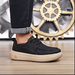 ⏰Sconto del 50% oggi, non perdete l'occasione! 🔥 Scarpe ortopediche da uomo, realizzate a mano in vera pelle 🐂 Impermeabili e antiscivolo ✅ Supporto per l'arco plantare, comfort per tutto il giorno