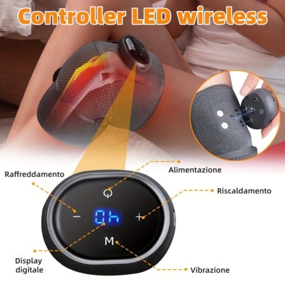 🦵 Massaggiatore per ginocchia con funzione di riscaldamento 🔥 Sconto del 50% | Controllo intelligente della temperatura | Adatto a più punti di agopuntura ✨