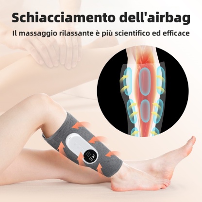 🦵 Massaggiatore per gambe con funzione di riscaldamento 🔥50% di sconto | Massaggio a pressione intelligente | Allevia la stanchezza e favorisce la circolazione sanguigna