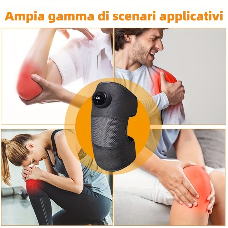 🦵 Massaggiatore per ginocchia con funzione di riscaldamento 🔥 Sconto del 50% | Controllo intelligente della temperatura | Adatto a più punti di agopuntura ✨